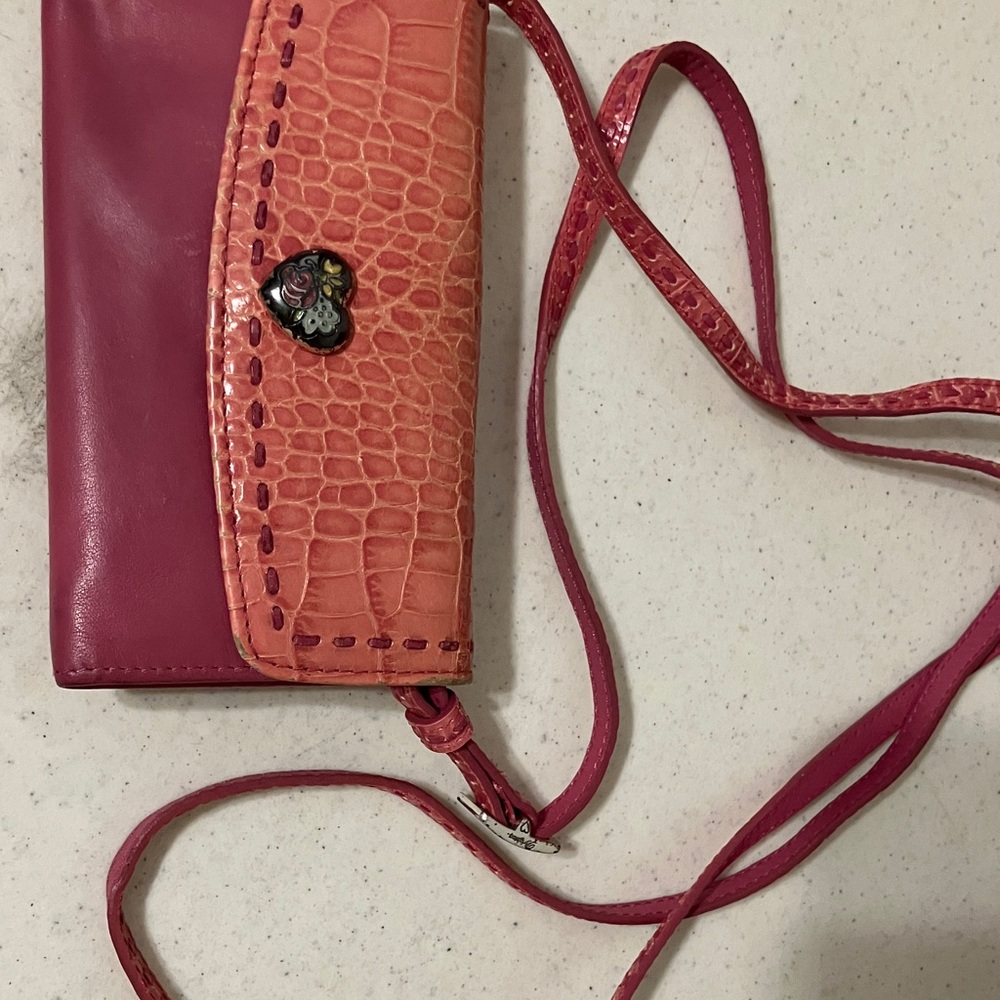 Brighton Pink and Coral Crossbody Bag